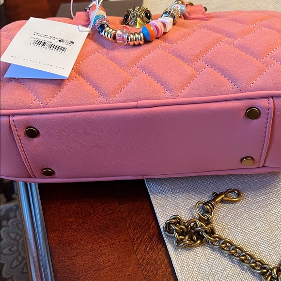 Kurt Geiger London Small Kensington duffle Quilted Leather Bag - NWT - Picture 10 of 13